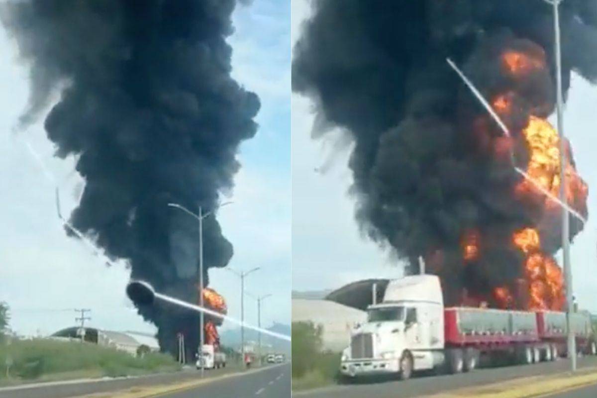 Video: Camión explota en carretera Salina Cruz-Tehuantepec, Oaxaca