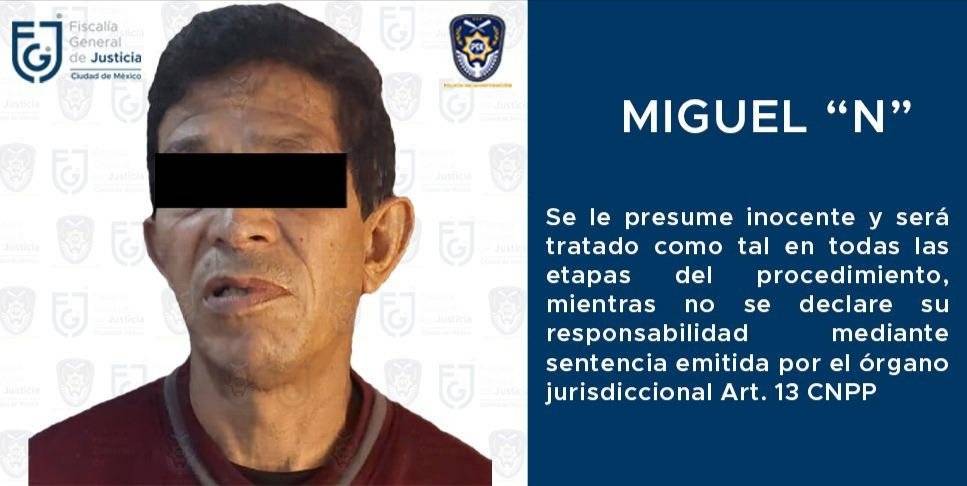 Miguel "N", presunto violador serial, es responsable 32 ataques sexuales