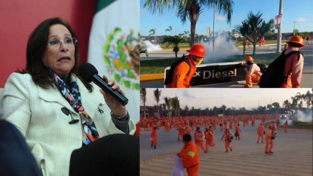 Líderes de paro en Dos Bocas no tienen contrato con ICA, hay 3 detenidos