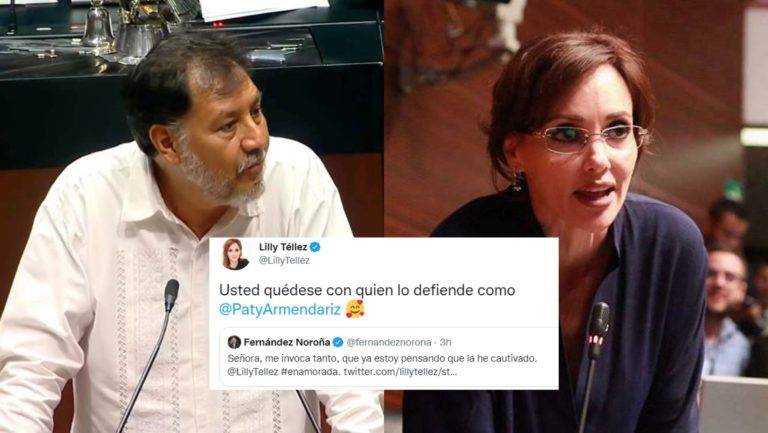 Téllez y Noroña encienden redes sociales por discusión