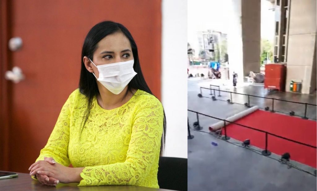 Colocan alfombra roja para recibir a nueva alcaldesa de Cuauhtémoc