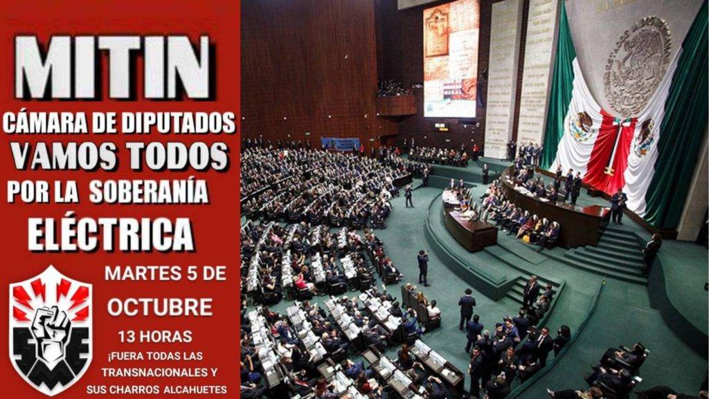 Exdirigentes del SME convocan a mitin a favor de reforma eléctrica