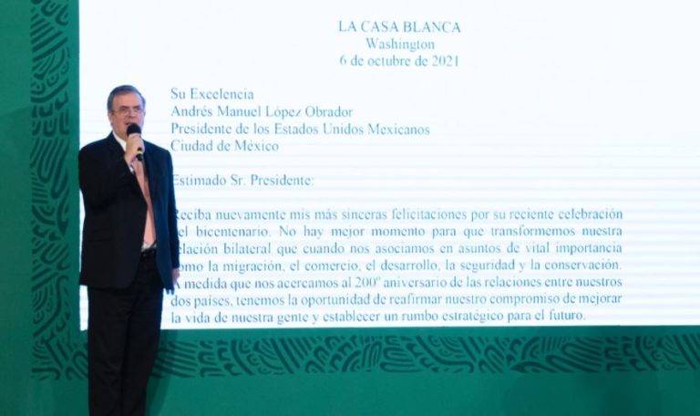 Biden coincide con AMLO en atacar el origen de la migración