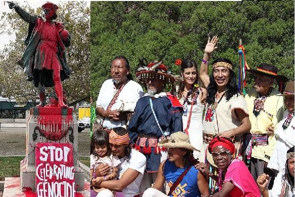 Colón y pueblos indios se celebran el mismo dia en EE.UU.