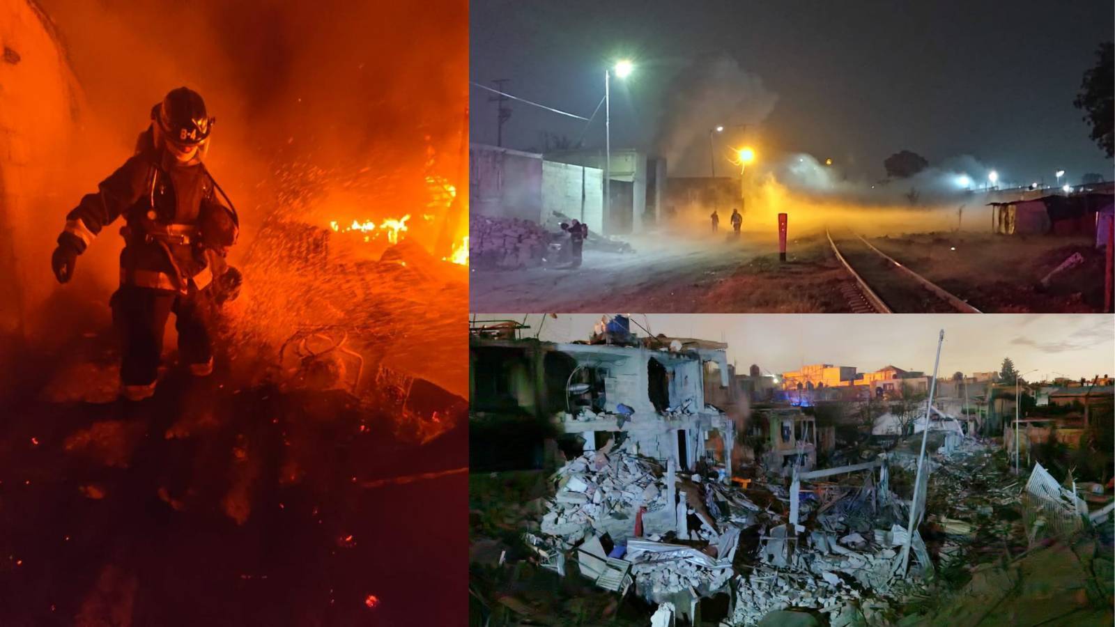 Explosiones en Puebla por toma clandestina deja 1 muerto y 11 heridos
