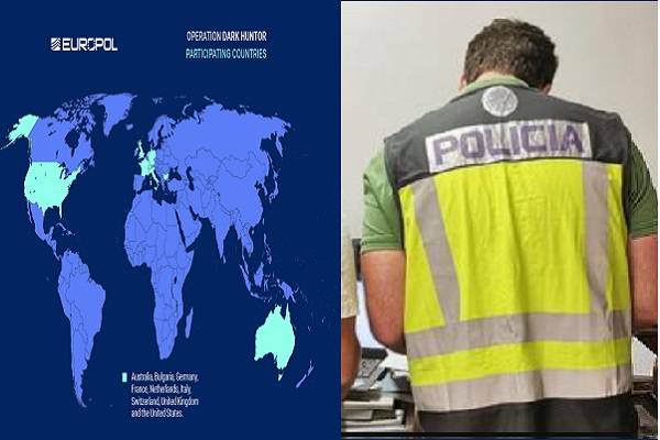 Interpol hace redada mundial en dark web