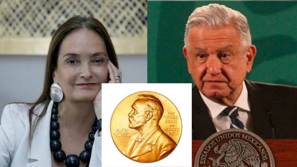 Patricia Armendáriz propone a AMLO para el Premio Nobel