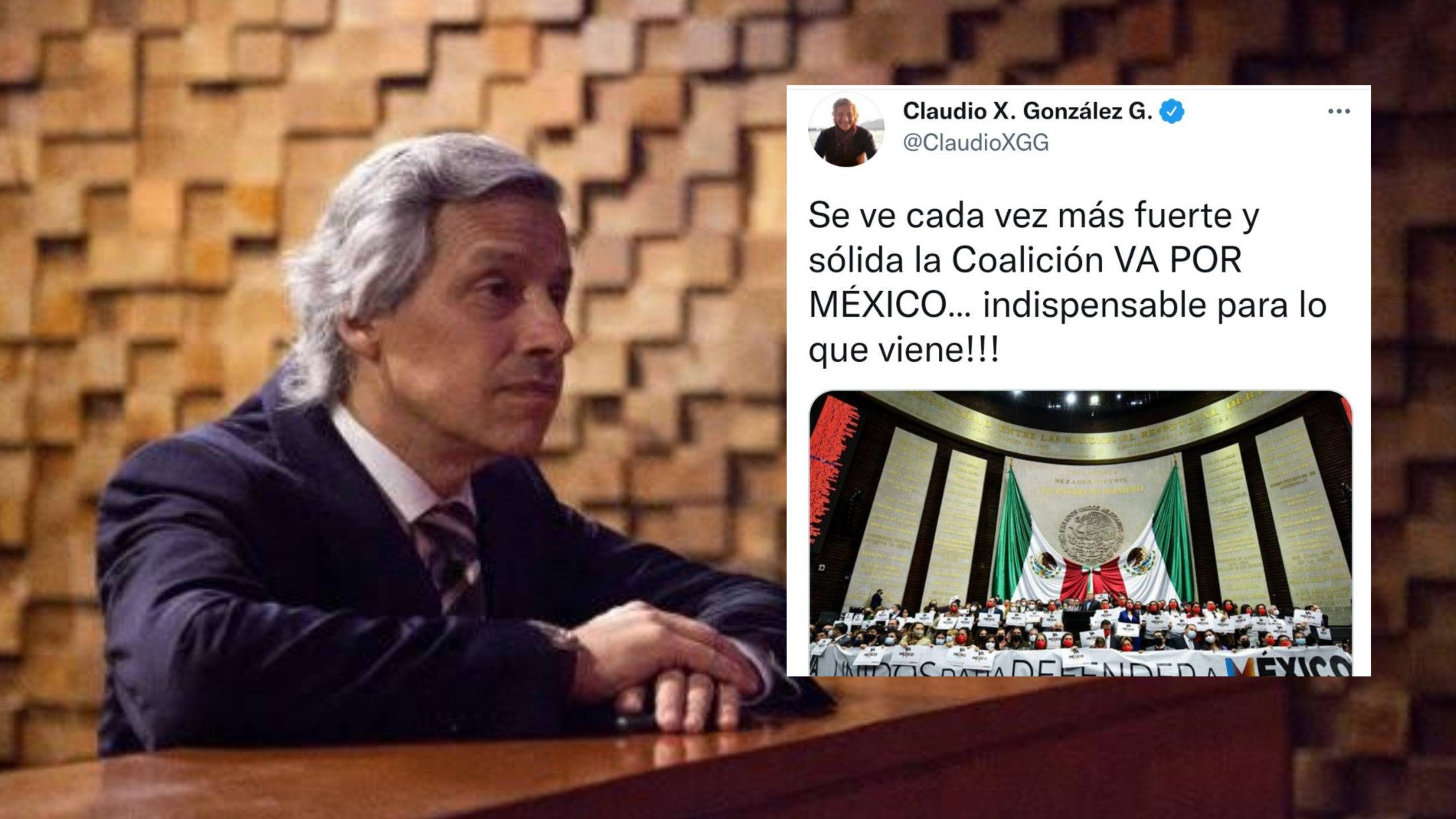 Claudio X. González asegura que “Va por México” está fuerte, redes se burlan