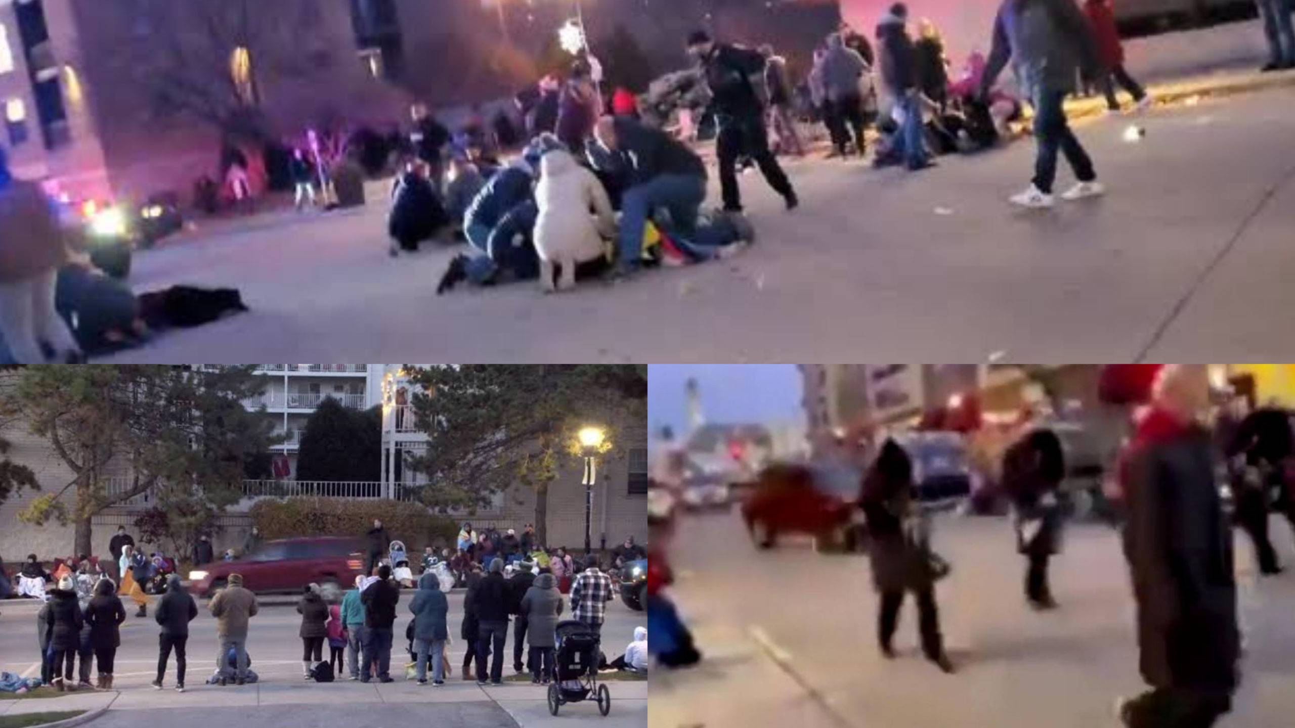 #Video Camioneta atropella a una multitud en desfile navideño en EU, reportan 20 heridos