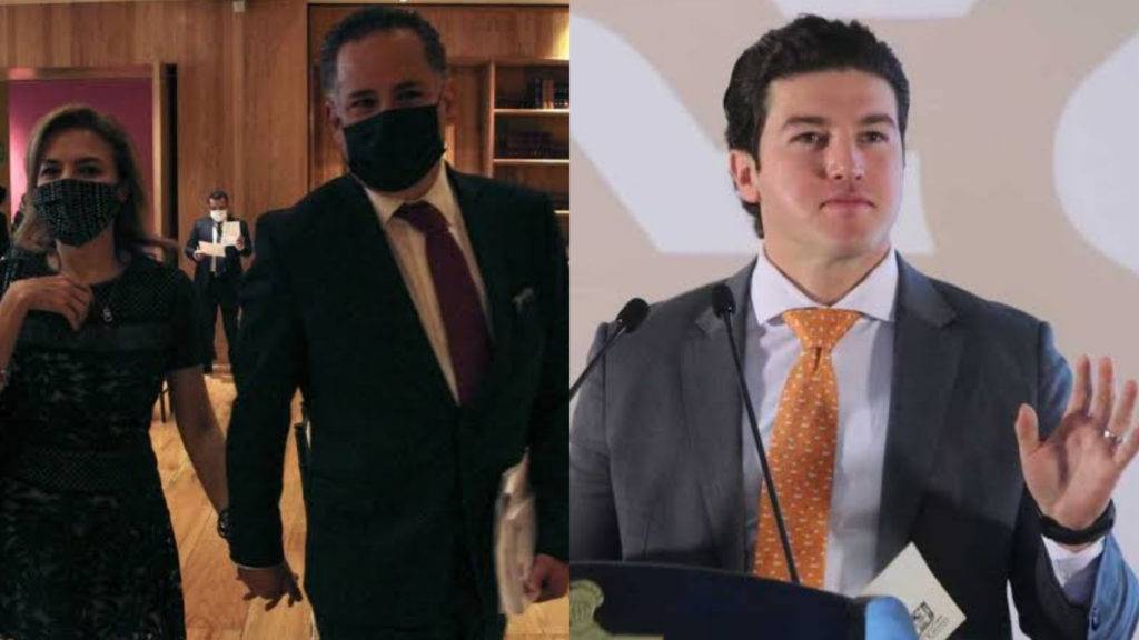 Reaparece Santiago Nieto y Humphrey en evento de Samuel García