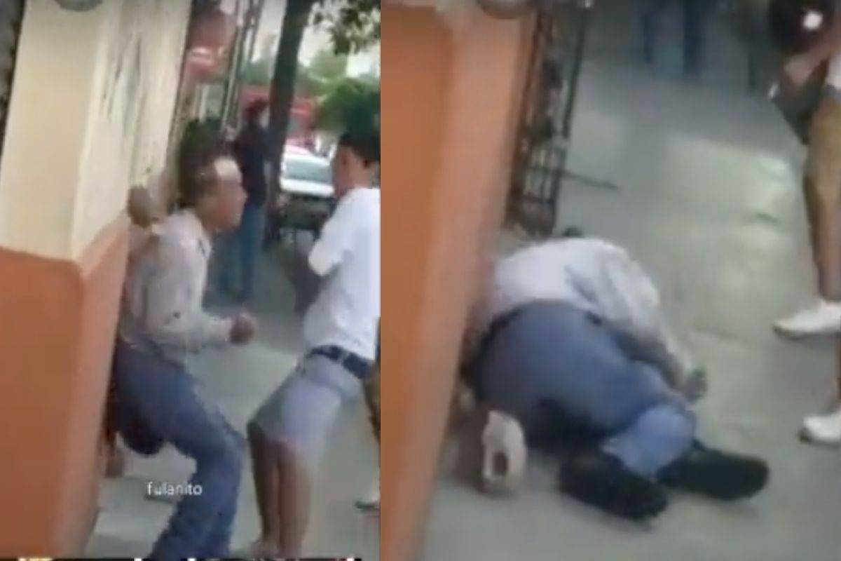 Adolescentes publicaron en redes cómo golpearon a un adulto mayor en Guadalajara