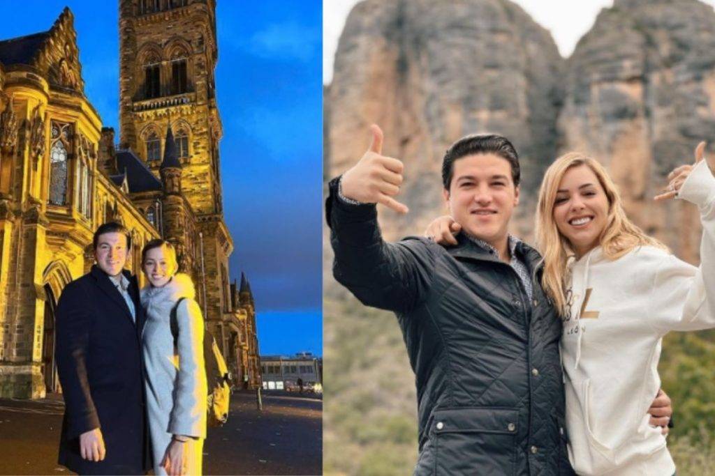 Mariana Rodríguez presume foto con Samuel en Escocia; los critican por andar paseando
