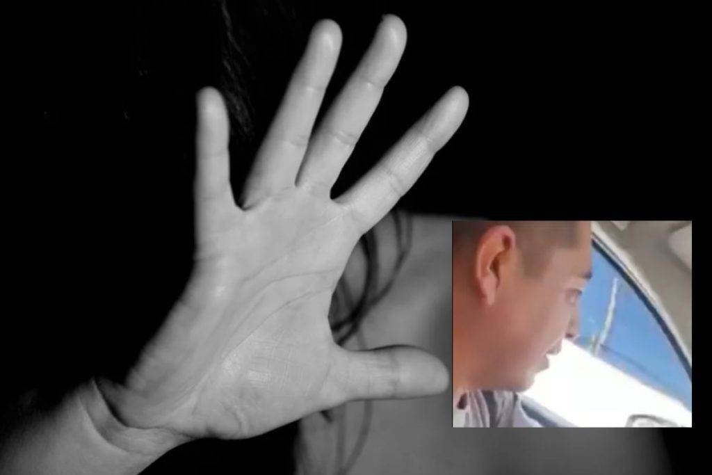 Exhiben a hombre que agredió a una mujer dentro de un auto en CDMX