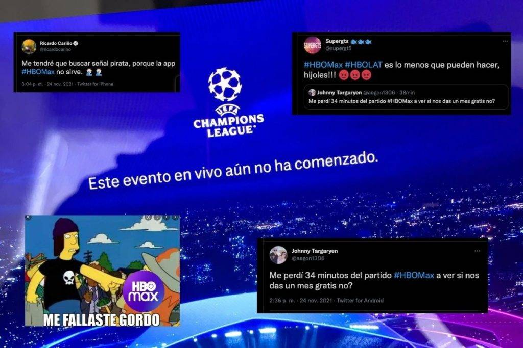 Usuarios explotan en redes al no poder ver en HBO la Champions League