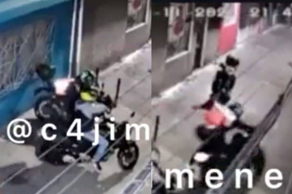 Falso repartidor de comida roba moto en Iztacalco