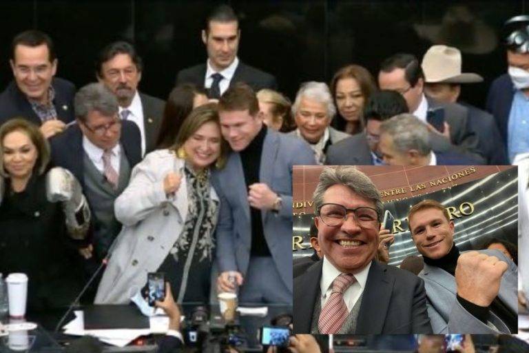 Canelo causó revuelo en el Senado de la República