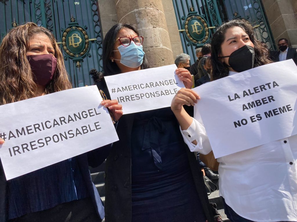 Madres Buscadoras critican a diputada por meme con Alerta Amber