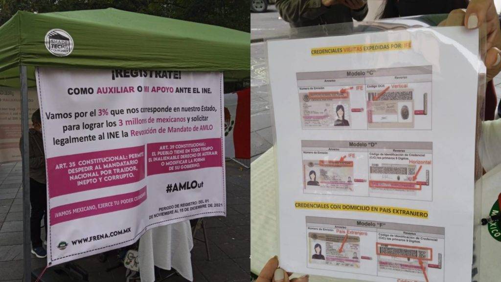 Frenaaa inicia recolección de firmas para la revocación de mandato