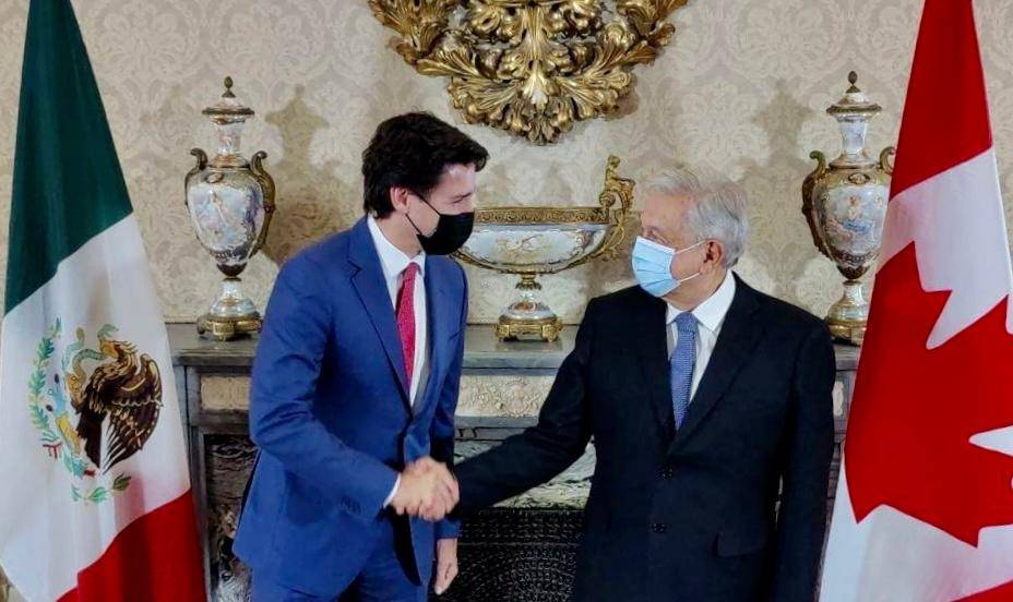 AMLO y Trudeau inician reunión bilateral; "somos naciones hermanas"