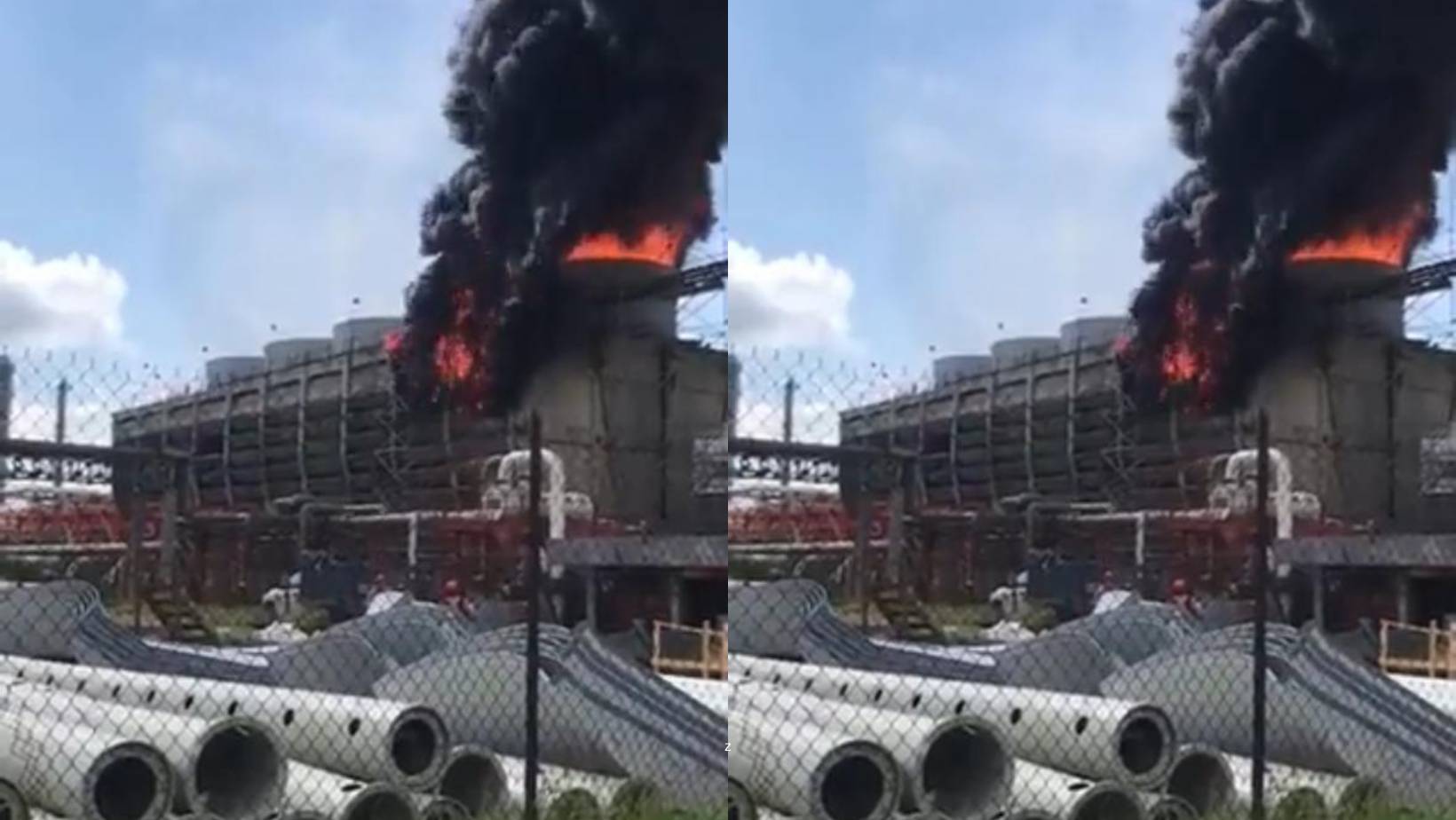Video: Se incendia la refinería de Cadereyta; Pemex ya investiga