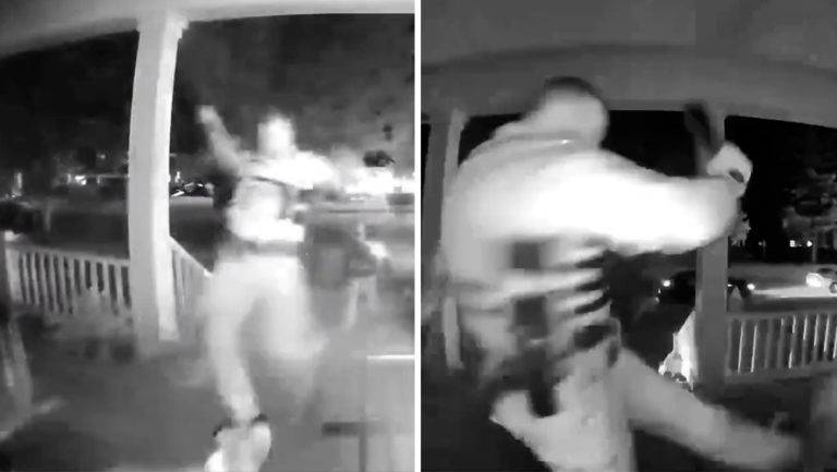 #Video: Policía de EU indigna por golpear a un perro