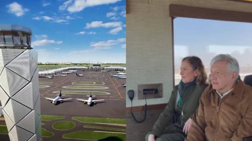 Por carretera o en tren moderno se podrá llegar al Aeropuerto Felipe Ángeles: AMLO