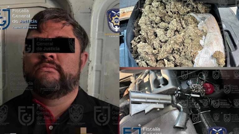 FGJ-CDMX detiene a "El Güero Fresa", lider de extorsionadores y narcomenudistas