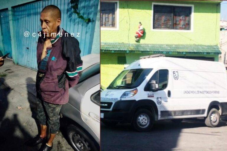 Detienen a hombre que asesinó a su mamá a botellazos en Iztapalapa