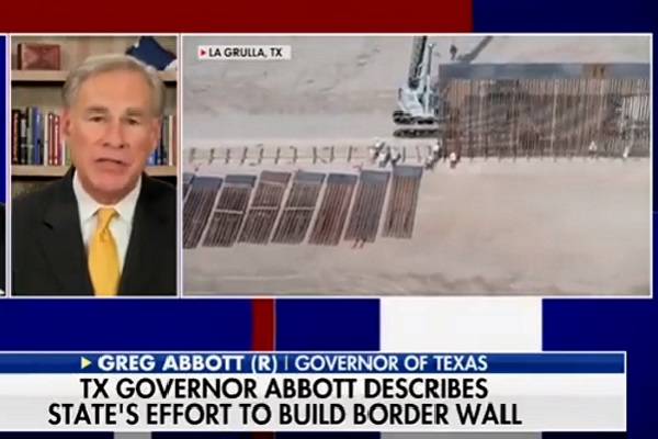 Texas construye muro de acero con México