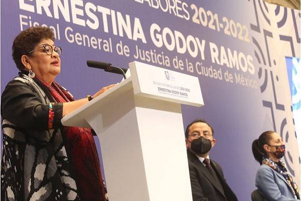Fiscal Ernestina Godoy rinde 2o Informe. CDMX