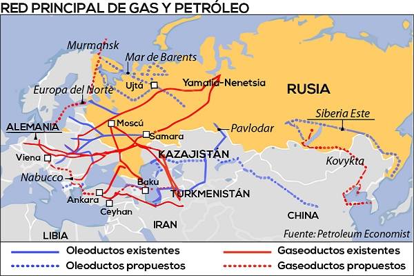 Europa y EE.UU. buscan gas por conflicto Rusia y Ucrania