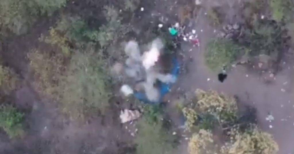 CJNG atacó con drones cargados de explosivos a una veintena de casas en comunidades de Tepalcatepec, Michoacán.