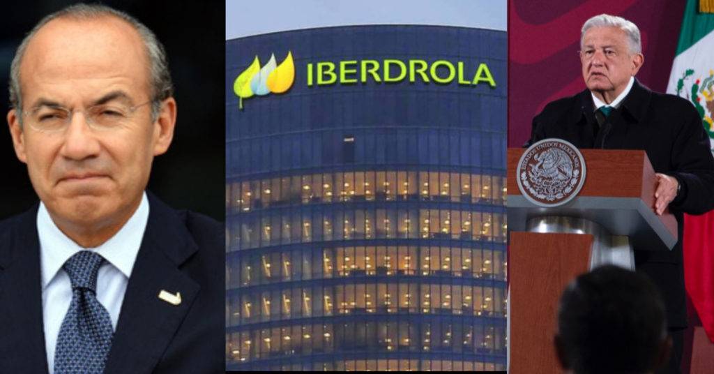 El presidente señaló que empresas españolas que abusaron de México, como Iberdrola, son las responsables del saqueo y Calderón vive de ellas.