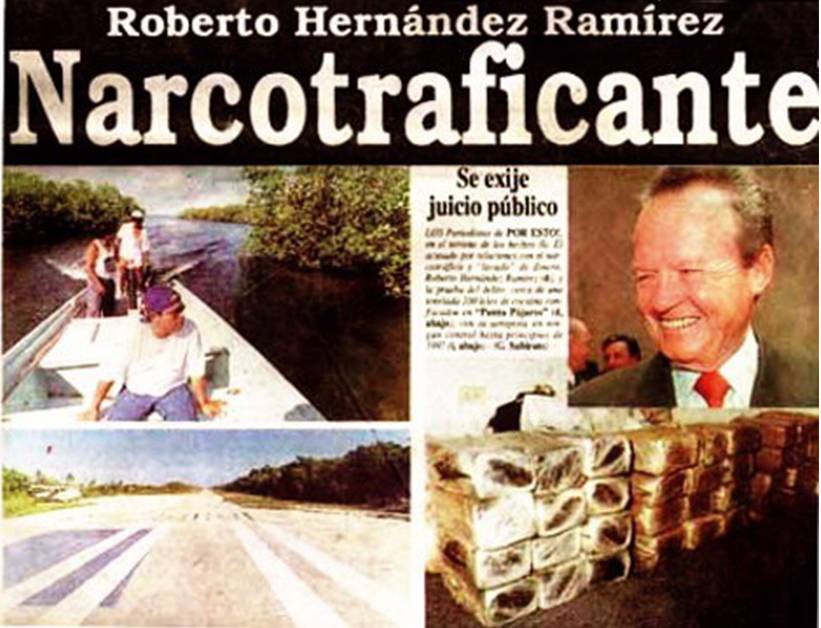 En su columna, Pamela Ceballos recuerda el escándalo de narcotráfico en el que estuvo involucrado Roberto Hernández Ramírez, alto directivo de Banamex.
