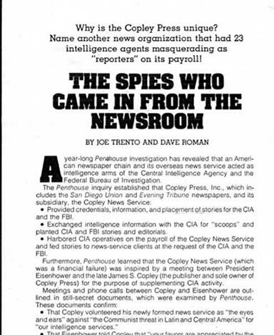 Sergio Sarmiento estuvo en un webinar sobre periodismo y democracia, organizado por The San Diego Unión Tribune, que fue señalado como pantalla de la CIA.