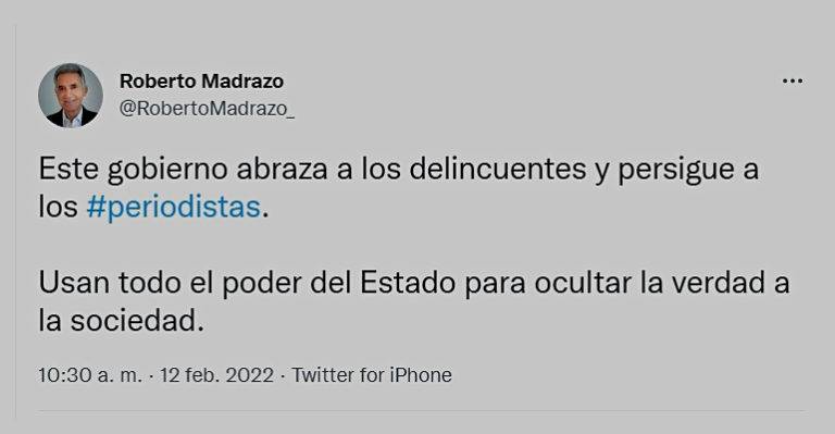 Madrazo en defensa de Loret de Mola