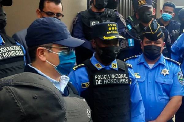 Expresidente de Honduras detenido