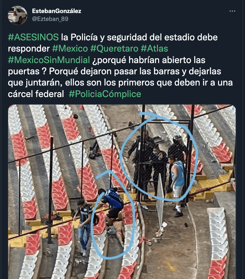 Una de las grandes interrogantes que ha dejado la trifulca en el estadio Corregidora de Querétaro es el actuar de la policía municipal y estatal, sin embargo los usuarios al encuentro develaron la realidad.