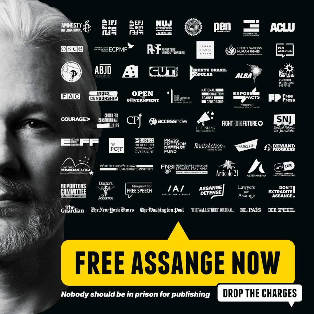 Organizaciones y medios piden detener extradición de Assange a EE.UU.