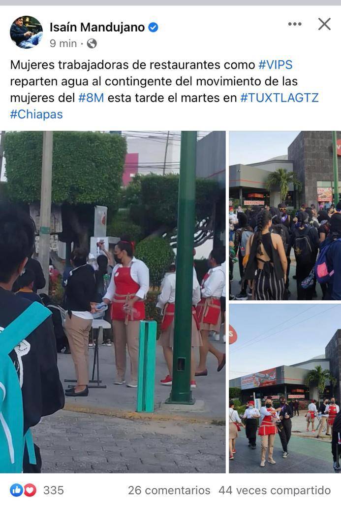 8M: Manifestantes rompen cristales de entrada a Metro Hidalgo