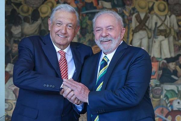 Lula en México, marzo 2022