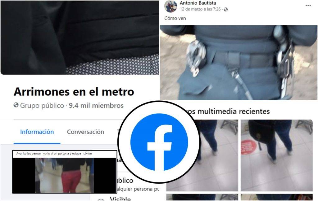Denuncian grupo de Facebook 'Arrimones en el Metro'