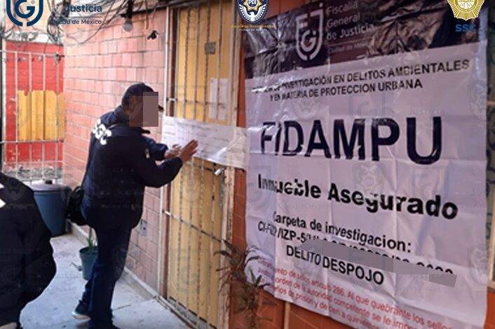 FGJ-CDMX recupera 17 departamentos invadidos en Iztapalapa 