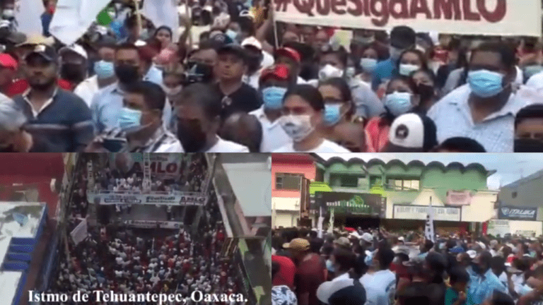 Vamos a demostrar al presidente que él cuenta con Oaxaca; le dicen desde el Istmo