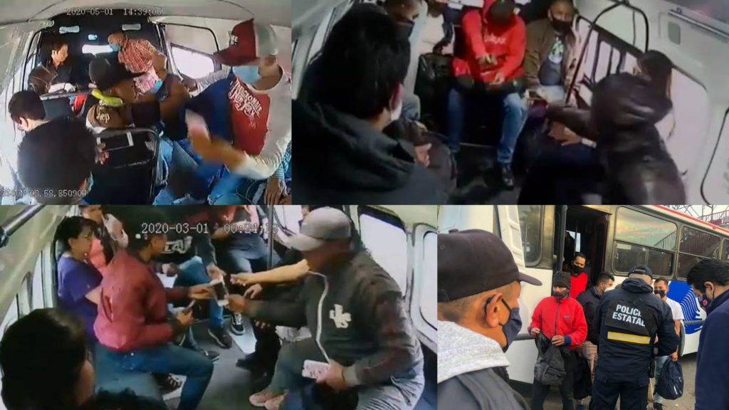 Van contra gorras y lentes en transporte público del Edomex para disminuir asaltos