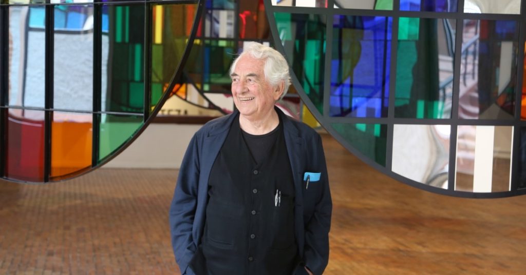 El artista galo Daniel Buren inaugura muestra en la CDMX en la galería Hilario Galguera