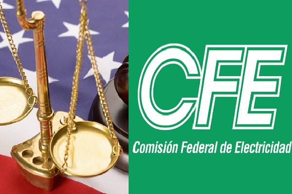 CFE presenta demanda en Corte de Texas
