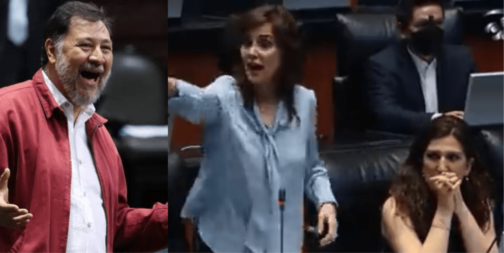 Durante la sesión de la Comisión Permanente del Congreso de la Unión, la senadora violenta como la llaman en redes, Lilly Téllez usó apodos contra el diputado Fernández Noroña.