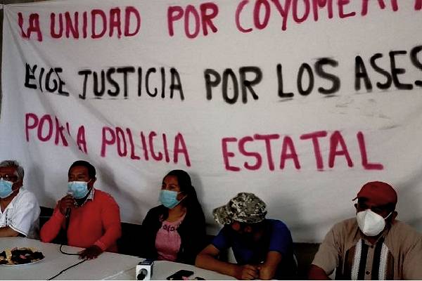 Campesinos muertos en Coyomeapan, Puebla