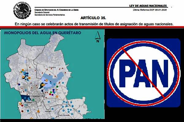 PAN privatiza el agua en Querétaro